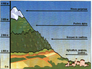 montaña tiempo y clima